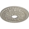 Ekena Millwork Warsaw Ceiling Medallion (Fits Canopies up to 3 1/2"), 18"OD x 3 1/2"ID x 1 3/8"P, Pearl White CM18WAPWS - alternate 4
